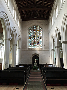 The nave looking west June 2015